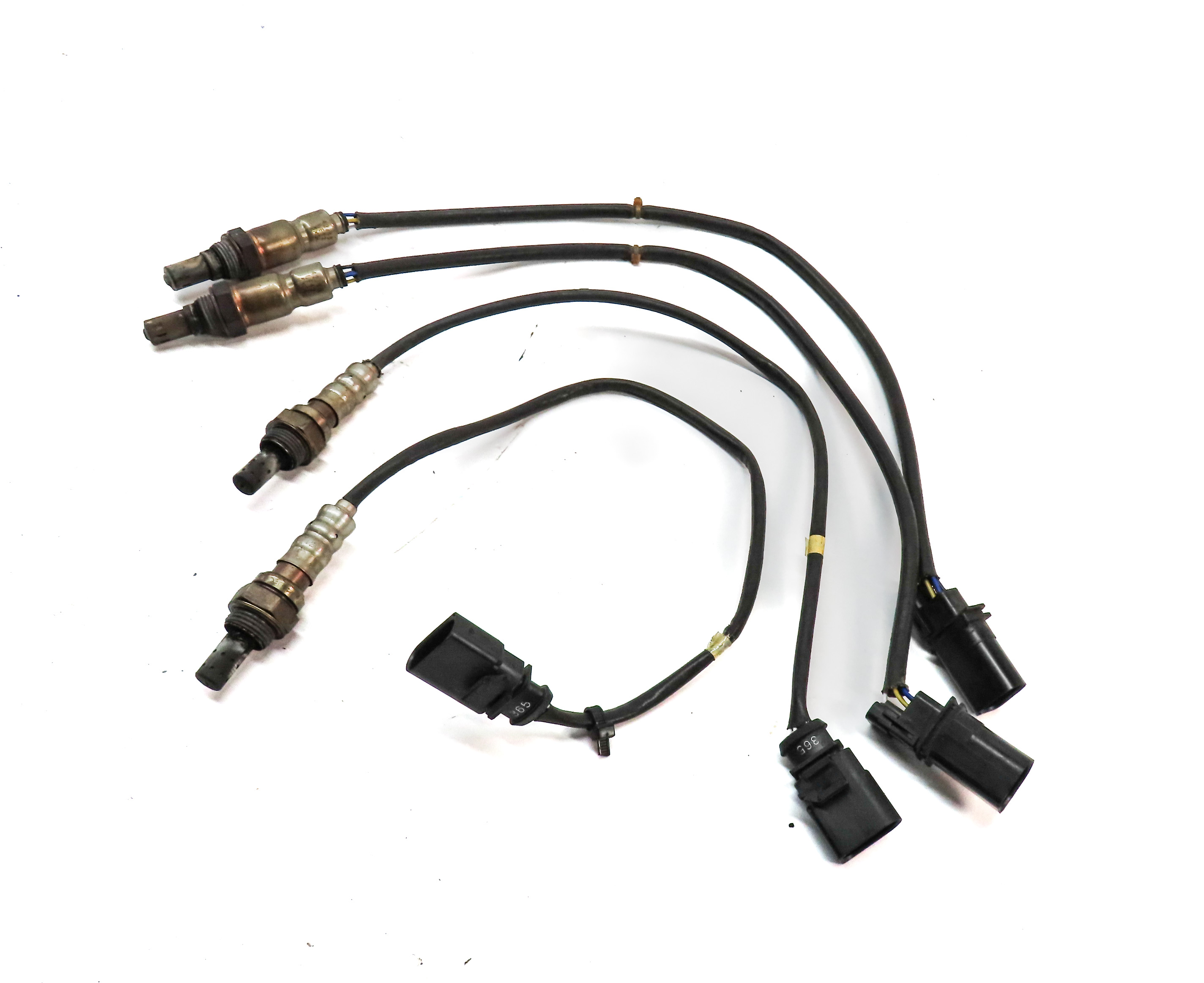 14 AUDI A6 (C7 4G) 3.0L SUPER (CTUA) ENGINE OXYGEN O2 LAMBDA PROBE SENSOR SET/4 — exact item pictured